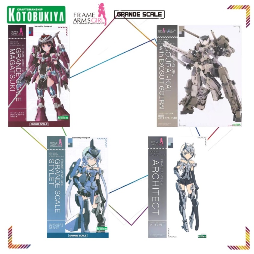 Good Smile Company Figma - コトブキヤ フレームアームズガール グランデスケール アーキテクト アクションフィギュア スティレット