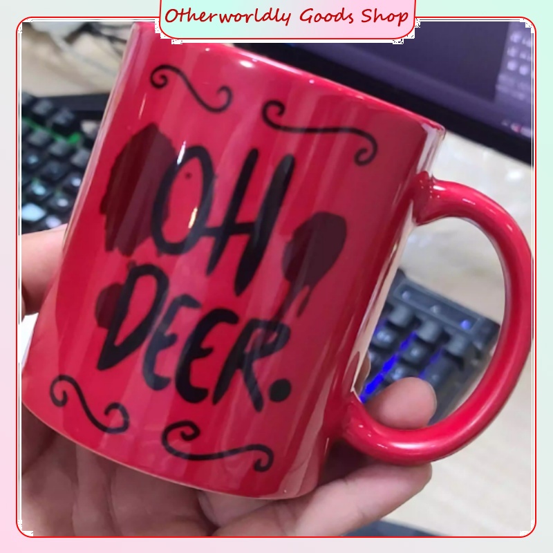 Anime Merchandise Mugs - ハズビンホテル アラストール 漫画風セラミックマグ 実用的な装飾品 アニメグッズ ホリデーギフト