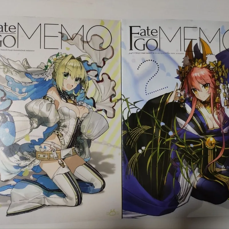 Fate Anime Merchandise - 『Fate GO MEMO 1 2』アートブック、作品集、和田アルコによるイラスト集、アニメ関連グッズ