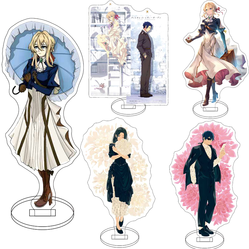 16cmのアニメアクリルスタンド「ヴァイオレット・エヴァーガ - Anime Merchandise Collection のレビューと価格