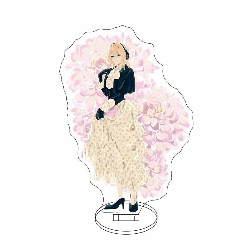 16cmのアニメアクリルスタンド「ヴァイオレット・エヴァーガ - Anime Merchandise Collection のレビューと価格