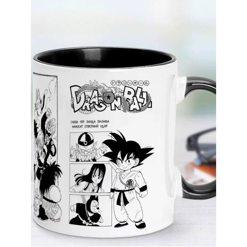 ドラゴンボールの漫画風手描きセラミックマグカップ、2D漫画ス - Anime Merchandise Mugs のレビューと価格